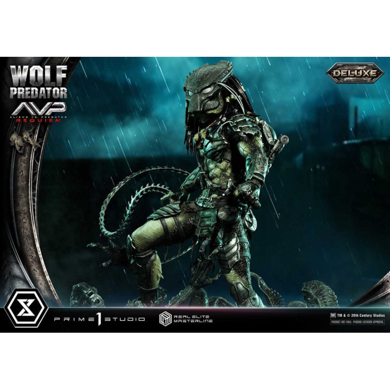 Prime 1 Studio - Alien vs. Predator Requiem - Wolf Predator Deluxe Bonus Ver. Real Elite Masterline Serie 1/3