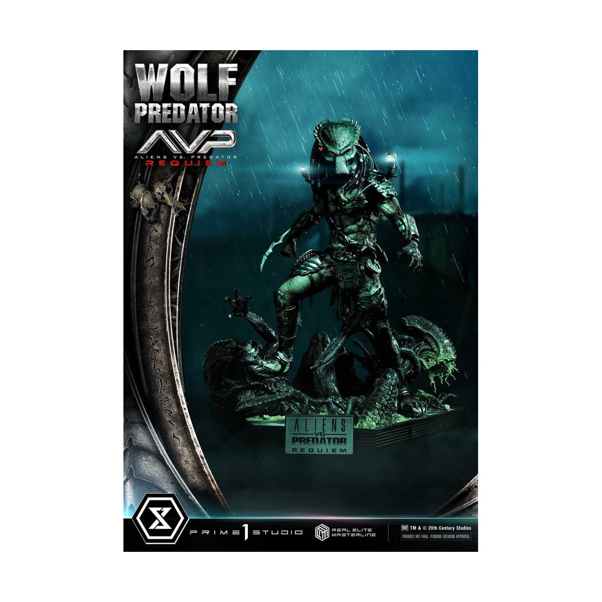 Prime 1 Studio - Alien vs. Predator Requiem - Wolf Predator Deluxe Bonus Ver. Real Elite Masterline Serie 1/3