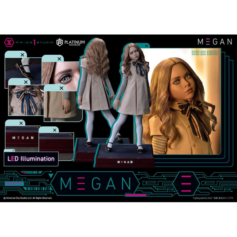 Prime 1 Studio - M3GAN - Megan Bonus Ver. Platin Masterline Serie 1/3