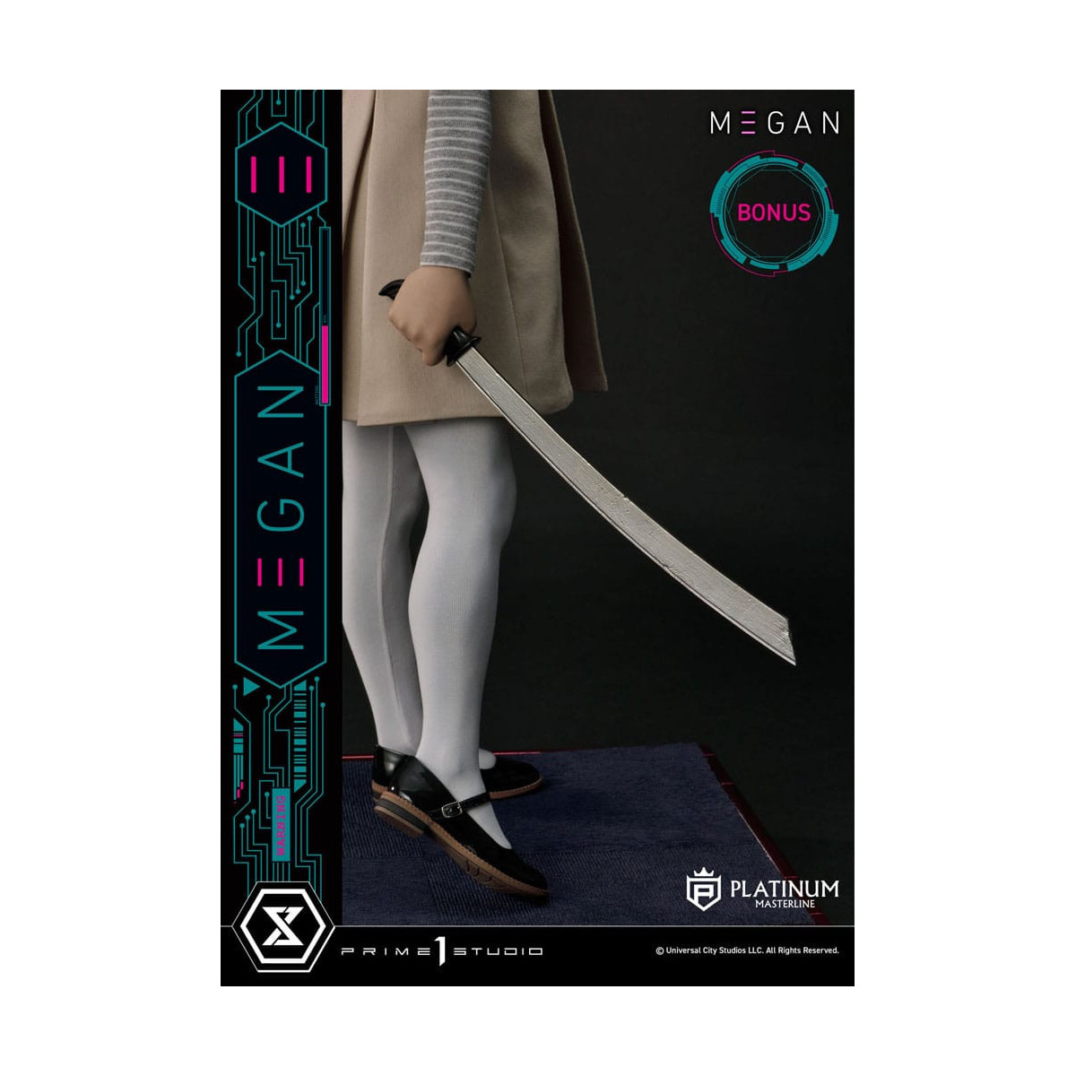 Prime 1 Studio - M3GAN - Megan Bonus Ver. Platin Masterline Serie 1/3