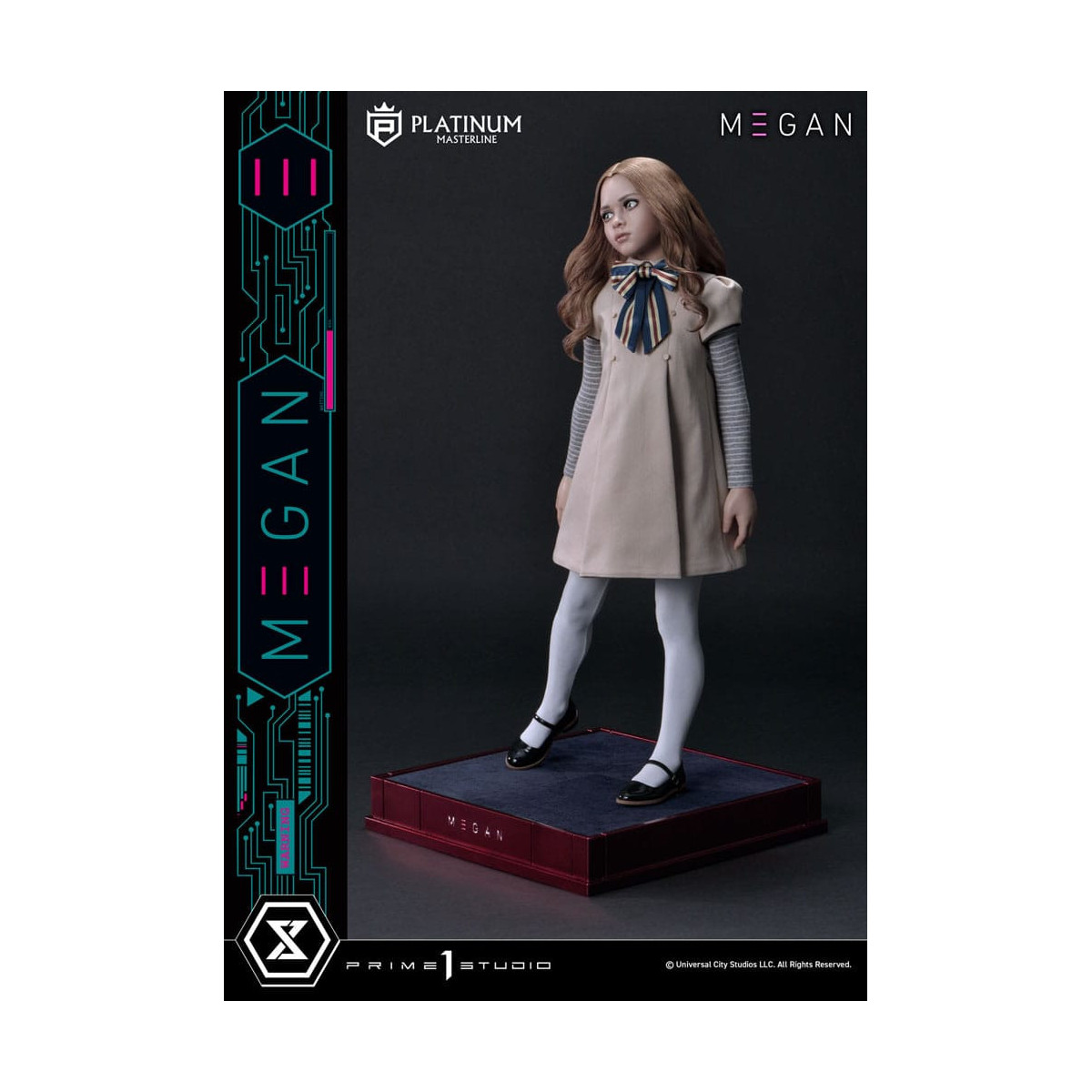 Prime 1 Studio - M3GAN - Megan Bonus Ver. Platin Masterline Serie 1/3