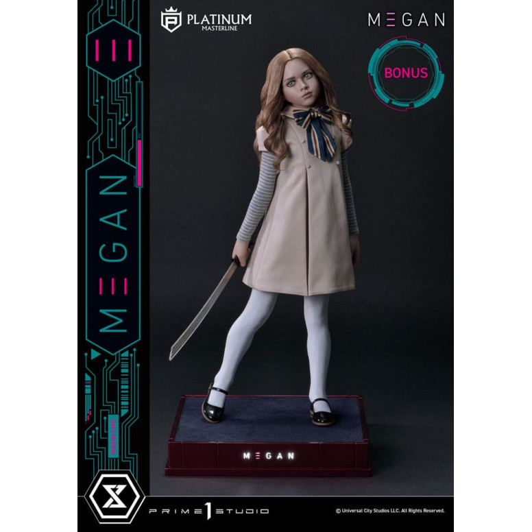 Prime 1 Studio - M3GAN - Megan Bonus Ver. Platin Masterline Serie 1/3