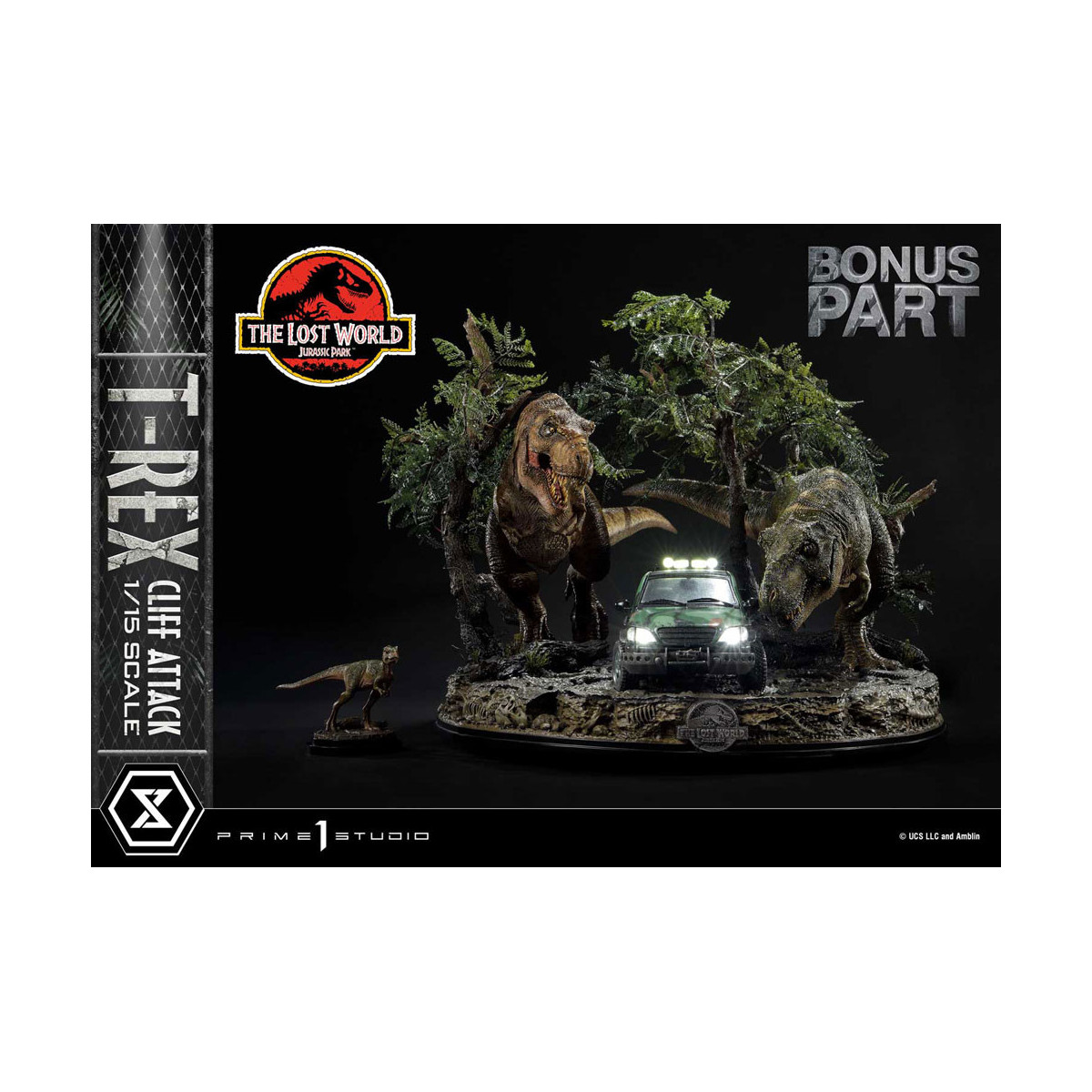 Prime 1 Studio - Jurassic Park: Die verlorene Welt - Cliff Attack Bonus Version Legacy Museum Collection 1/15