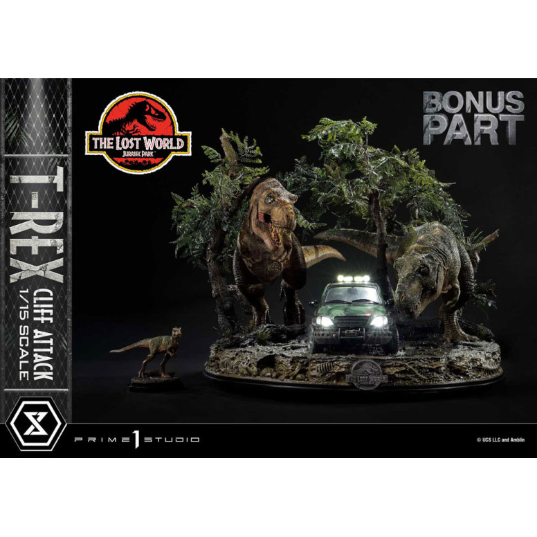 Prime 1 Studio - Jurassic Park: Die verlorene Welt - Cliff Attack Bonus Version Legacy Museum Collection 1/15