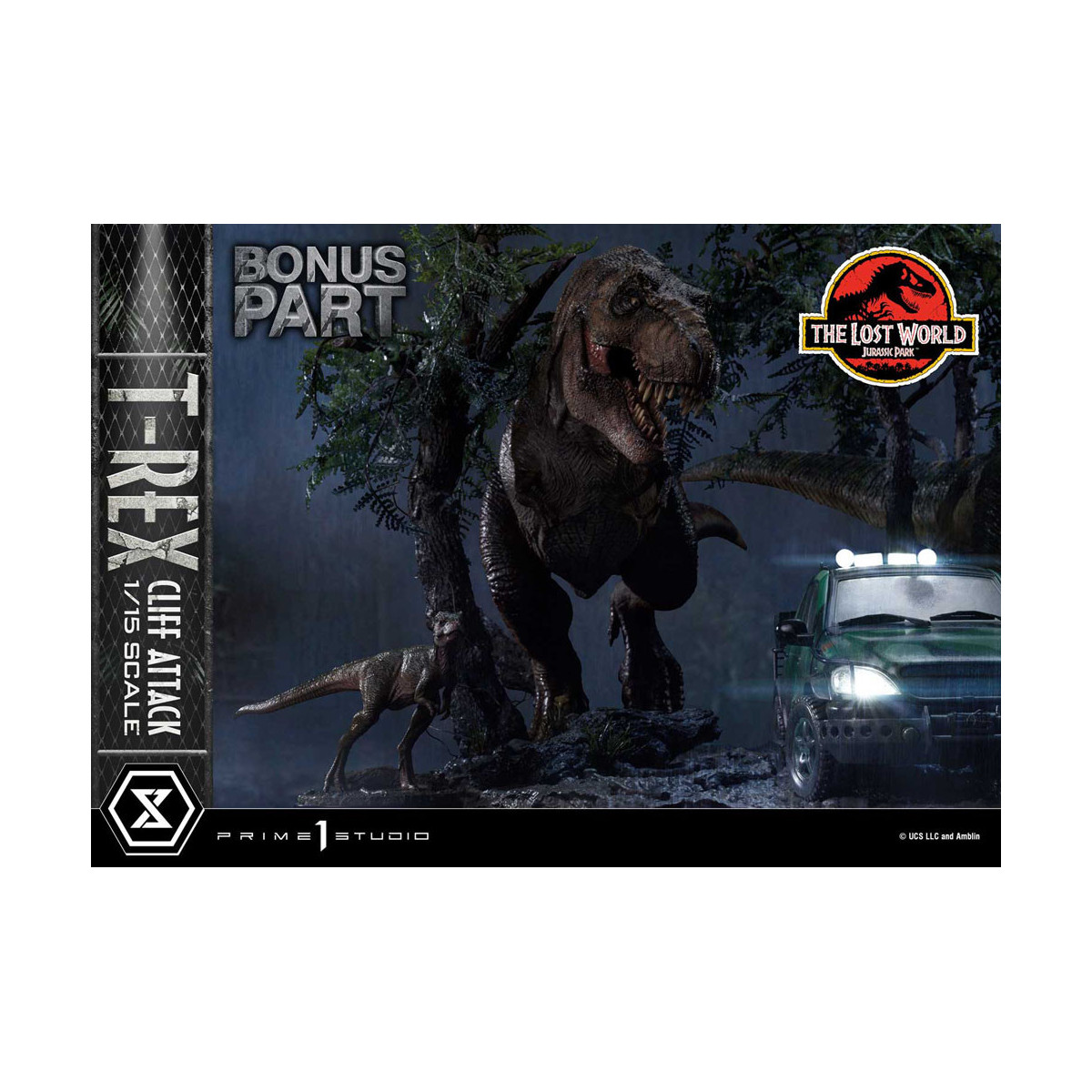 Prime 1 Studio - Jurassic Park: Die verlorene Welt - Cliff Attack Bonus Version Legacy Museum Collection 1/15