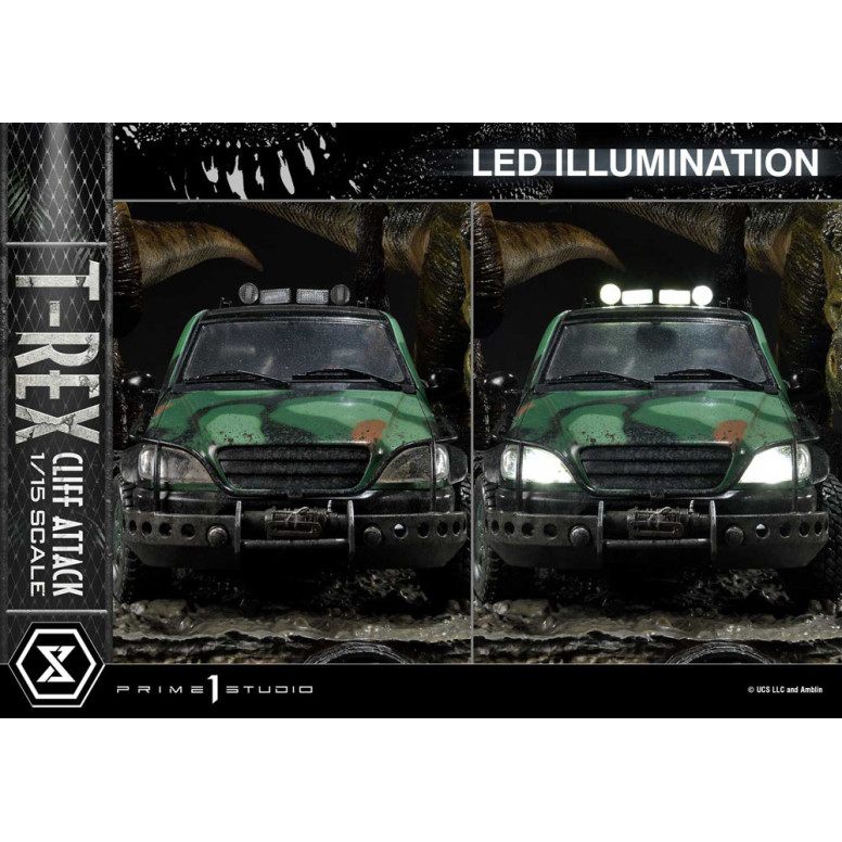 Prime 1 Studio - Jurassic Park: Die verlorene Welt - Cliff Attack Bonus Version Legacy Museum Collection 1/15