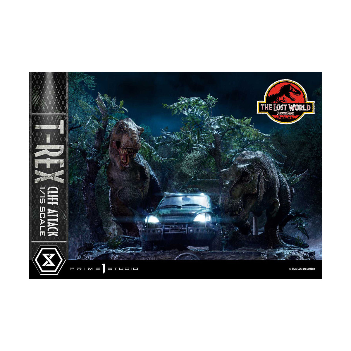 Prime 1 Studio - Jurassic Park: Die verlorene Welt - Cliff Attack Bonus Version Legacy Museum Collection 1/15