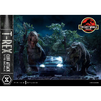 Prime 1 Studio - Jurassic Park: Die verlorene Welt - Cliff Attack Bonus Version Legacy Museum Collection 1/15