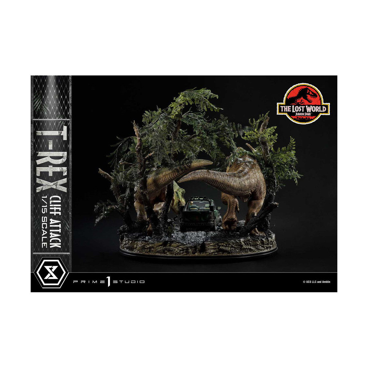 Prime 1 Studio - Jurassic Park: Die verlorene Welt - Cliff Attack Bonus Version Legacy Museum Collection 1/15