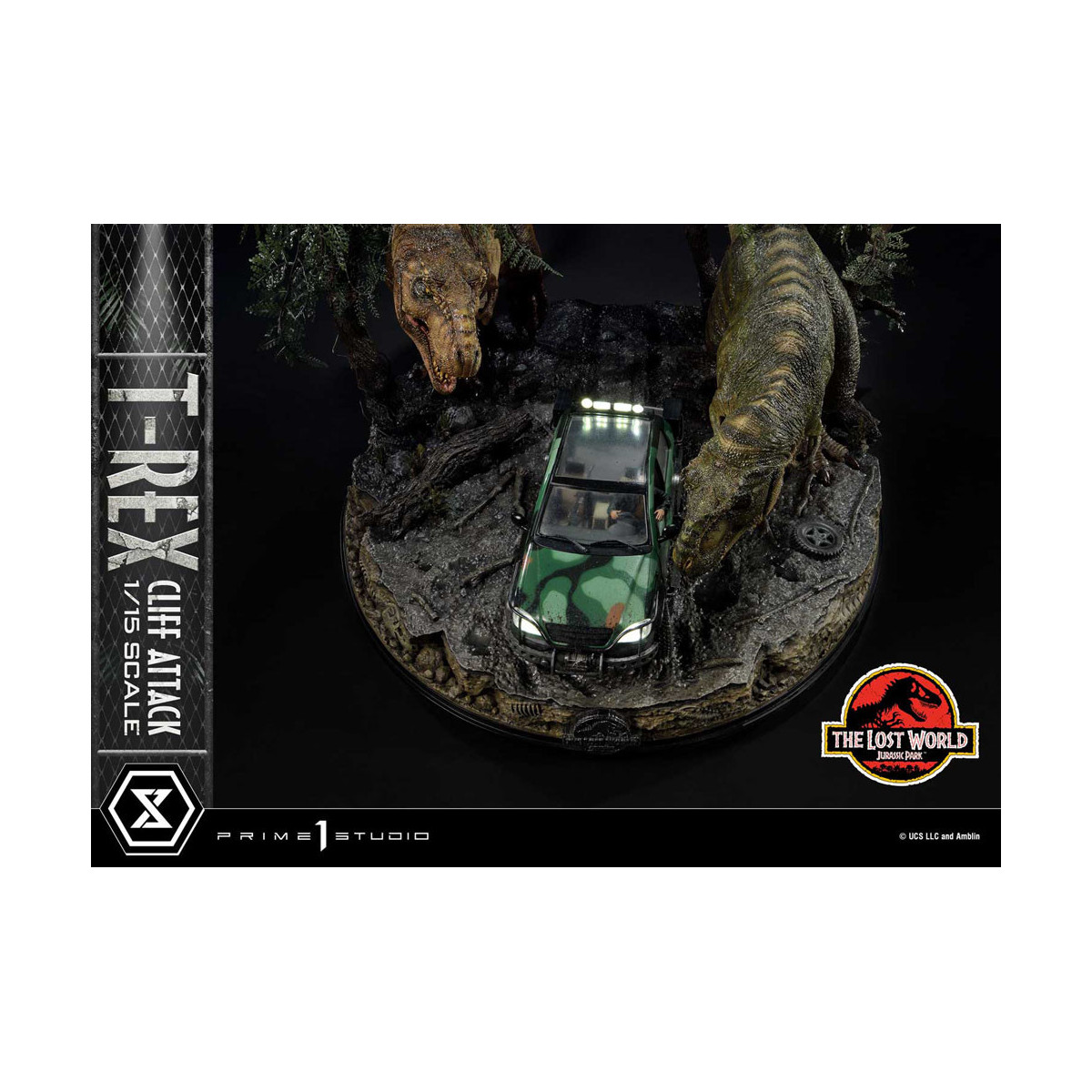 Prime 1 Studio - Jurassic Park: Die verlorene Welt - Cliff Attack Bonus Version Legacy Museum Collection 1/15