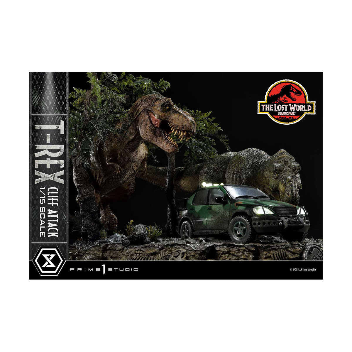 Prime 1 Studio - Jurassic Park: Die verlorene Welt - Cliff Attack Bonus Version Legacy Museum Collection 1/15