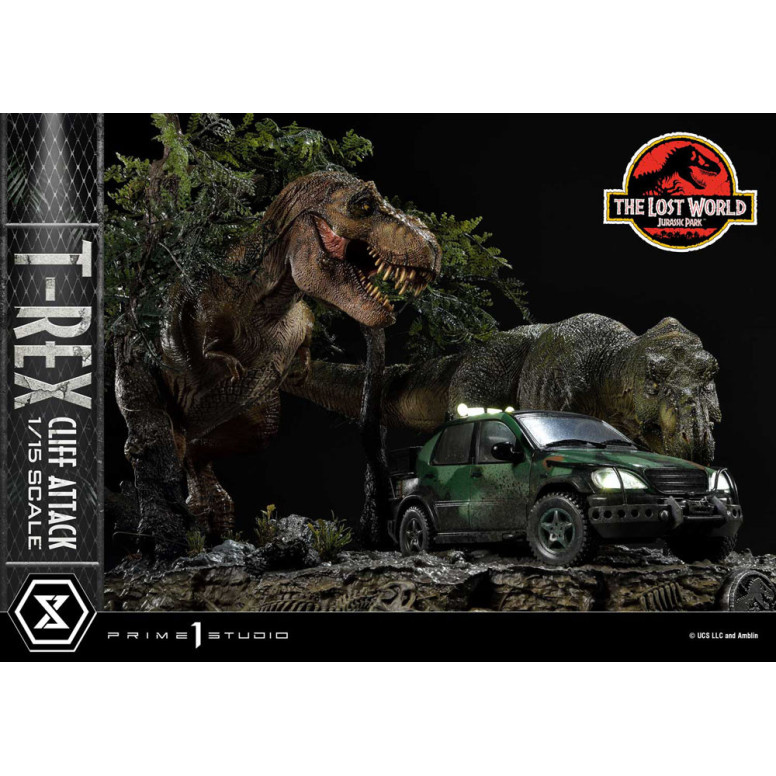 Prime 1 Studio - Jurassic Park: Die verlorene Welt - Cliff Attack Bonus Version Legacy Museum Collection 1/15