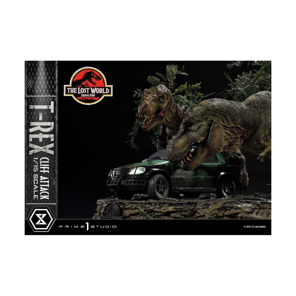 Prime 1 Studio - Jurassic Park: Die verlorene Welt - Cliff Attack Bonus Version Legacy Museum Collection 1/15