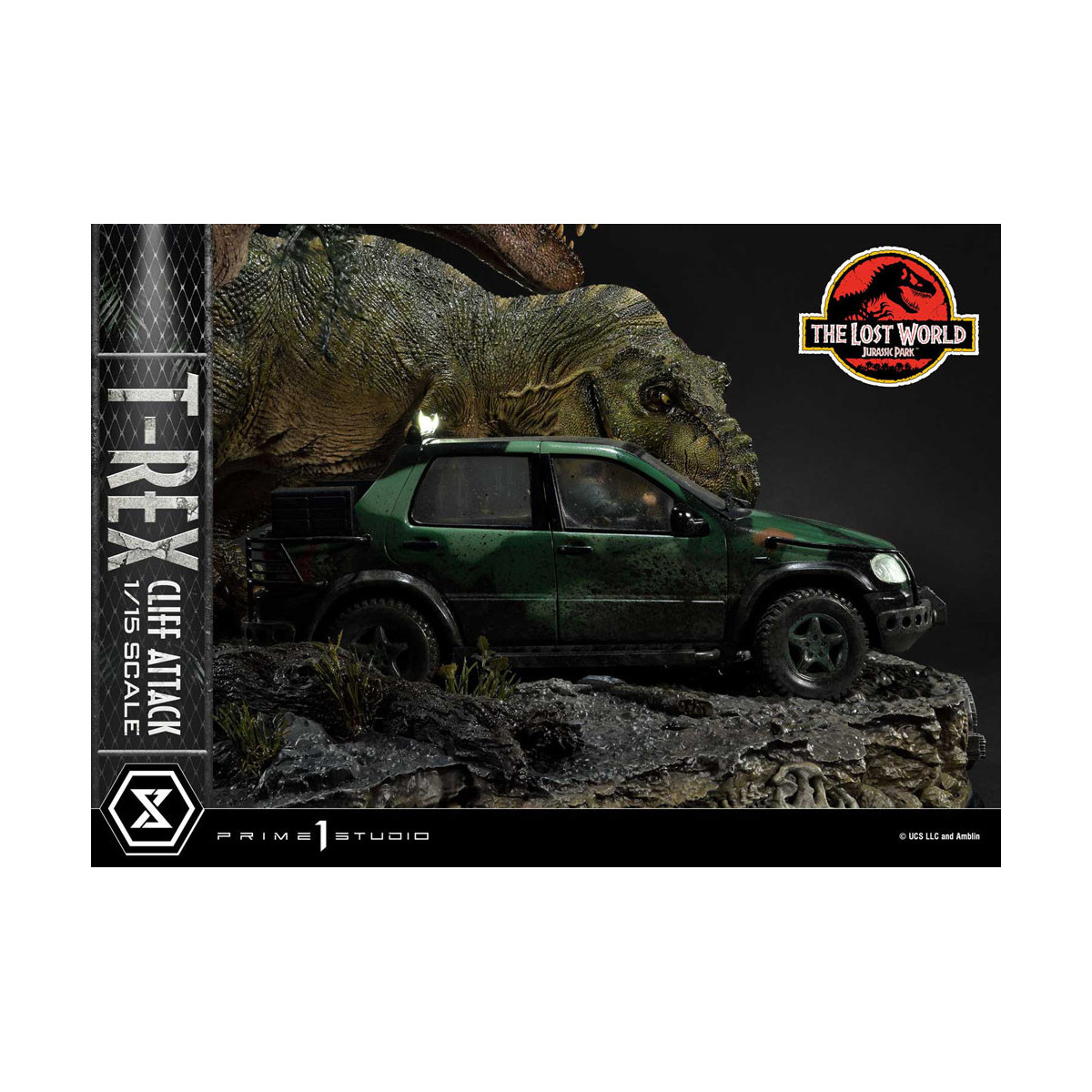 Prime 1 Studio - Jurassic Park: Die verlorene Welt - Cliff Attack Bonus Version Legacy Museum Collection 1/15
