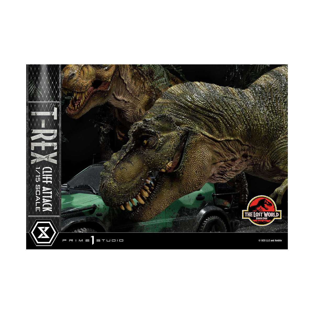 Prime 1 Studio - Jurassic Park: Die verlorene Welt - Cliff Attack Bonus Version Legacy Museum Collection 1/15