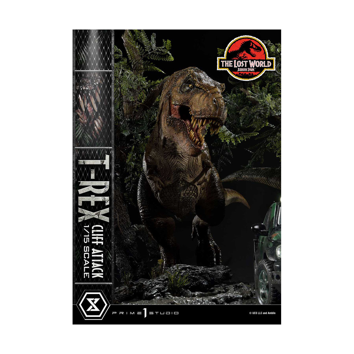 Prime 1 Studio - Jurassic Park: Die verlorene Welt - Cliff Attack Bonus Version Legacy Museum Collection 1/15