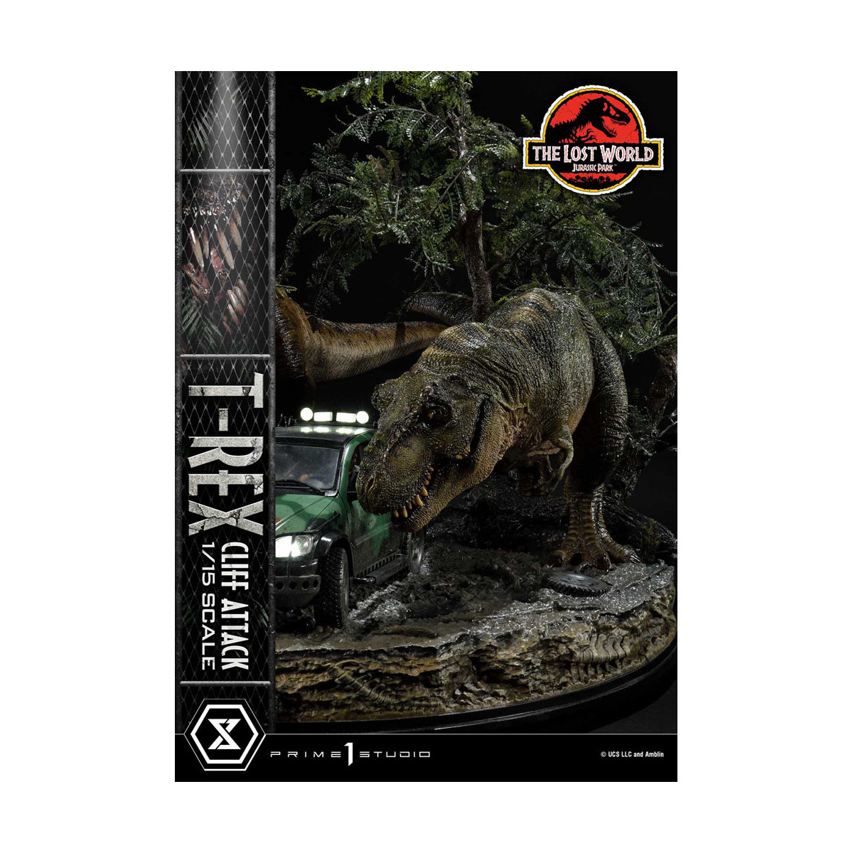 Prime 1 Studio - Jurassic Park: Die verlorene Welt - Cliff Attack Bonus Version Legacy Museum Collection 1/15