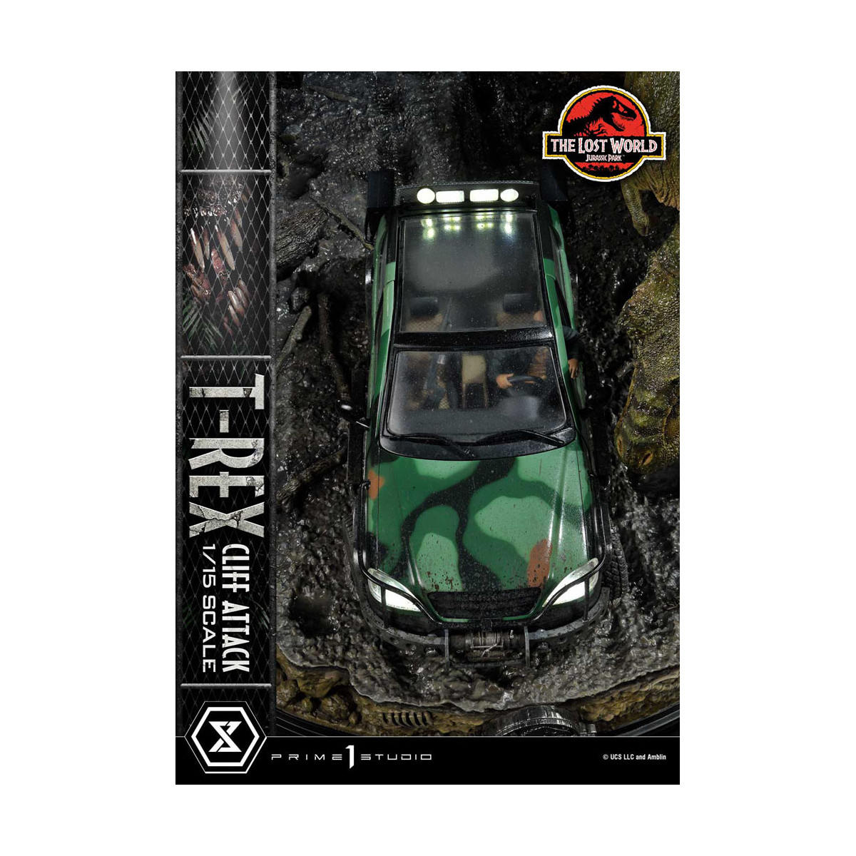Prime 1 Studio - Jurassic Park: Die verlorene Welt - Cliff Attack Bonus Version Legacy Museum Collection 1/15