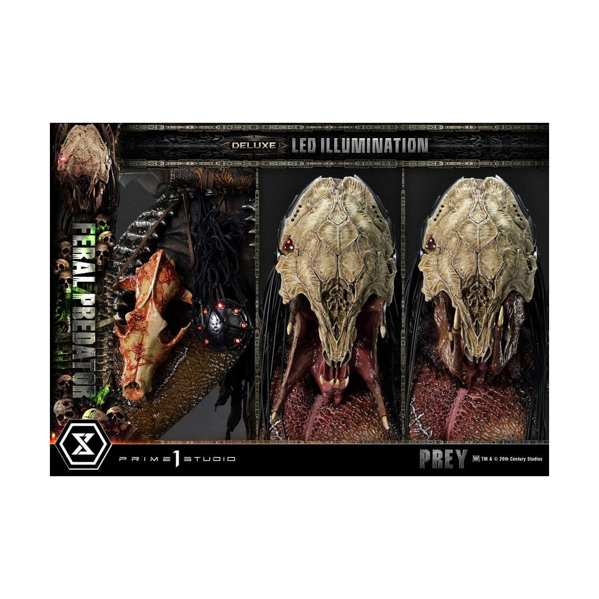 Prime 1 Studio - Prey - Feral Predator Deluxe Bonus Version Museum Masterline Series 1/3