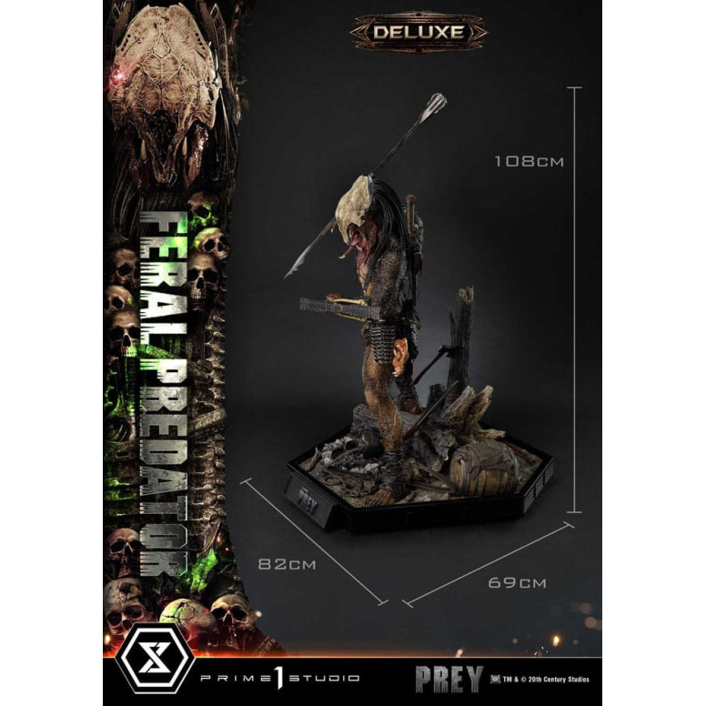 Prime 1 Studio - Prey - Feral Predator Deluxe Bonus Version Museum Masterline Series 1/3