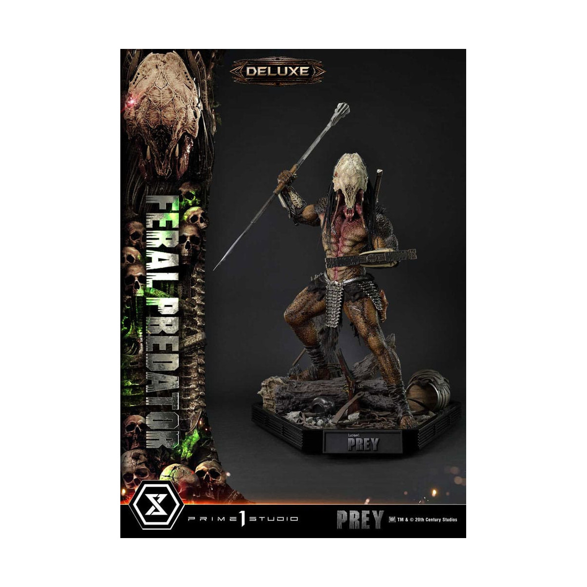 Prime 1 Studio - Prey - Feral Predator Deluxe Bonus Version Museum Masterline Series 1/3