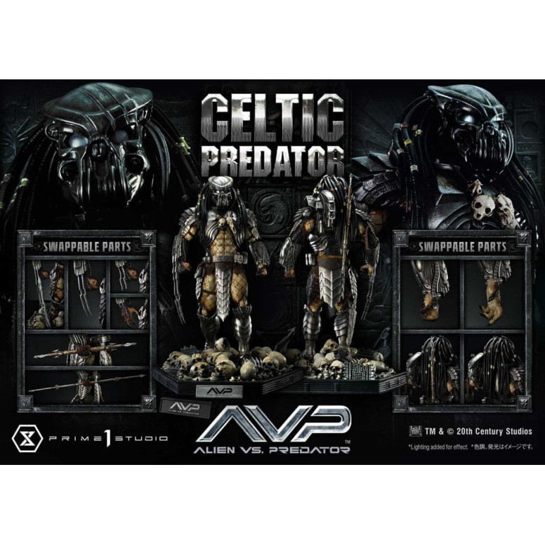Prime 1 Studio - Alien vs. Predator - Celtic Predator Bonus Ver. Museum Masterline Series 1/3