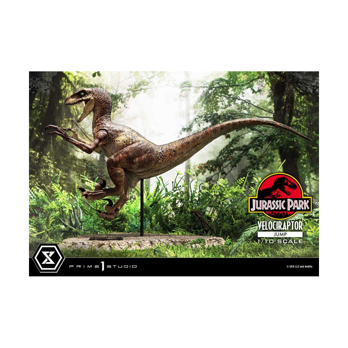 Prime 1 Studio - Jurassic Park - Prime Collectibles 1/10 Velociraptor Jump