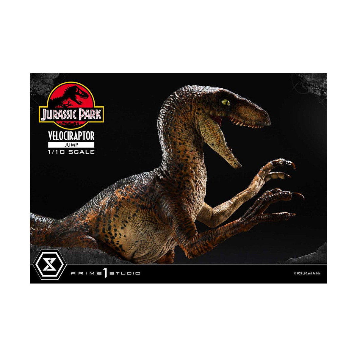 Prime 1 Studio - Jurassic Park - Prime Collectibles 1/10 Velociraptor Jump