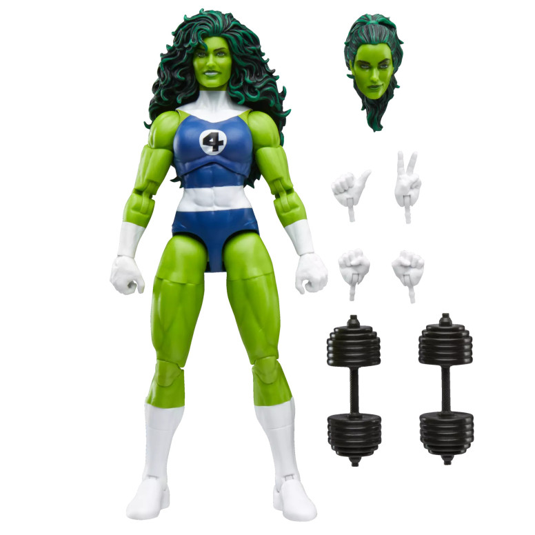 Marvel Legends Fantastische Vier - She-Hulk - Retro Carded