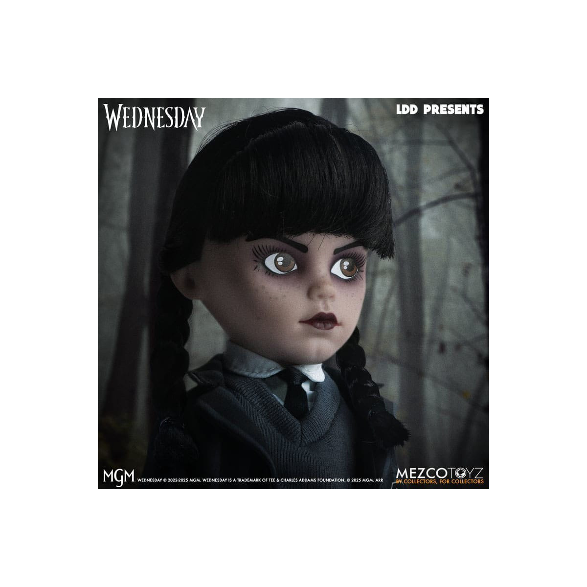 Mezco Lebende tote Puppen - Mittwoch Addams Nevermore Academy Uniform - Mittwoch