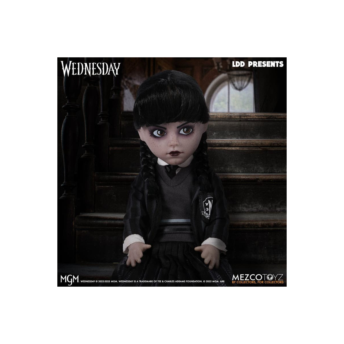 Mezco Lebende tote Puppen - Mittwoch Addams Nevermore Academy Uniform - Mittwoch