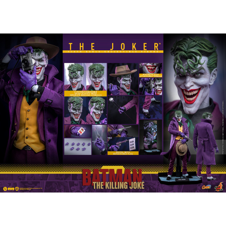 Hot Toys DC Comics - THE JOKER (The Killing Joke) Comic Meisterwerk 1/6 - Batman