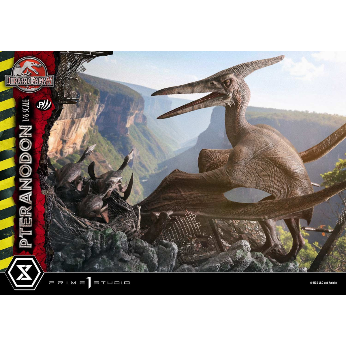 Prime 1 Studio - Jurassic Park III - Pteranodon Vermächtnis Museum Sammlung 1/6