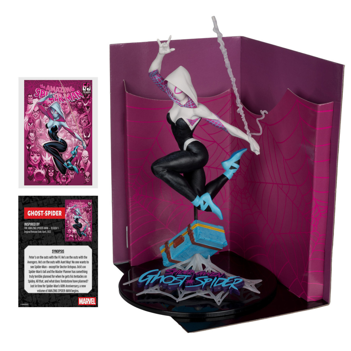 Mc Farlane - Marvel Ghost-Spider (The Amazing Spider-Man 1) Statuette 1/10 Gold Label