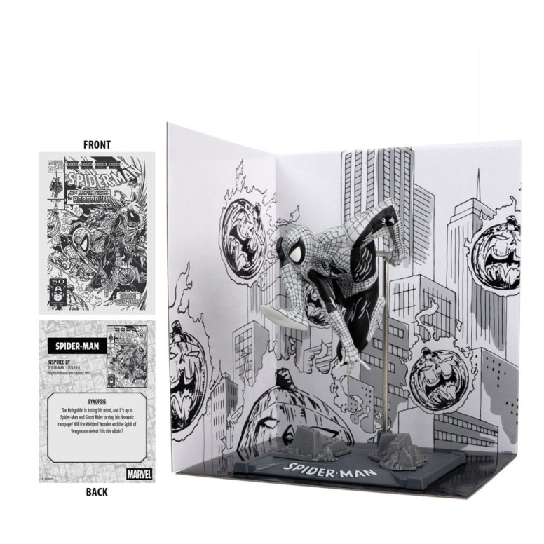 Mc Farlane - Marvel Line Art - Spider-Man 6 Statuette 1/10 Gold Label