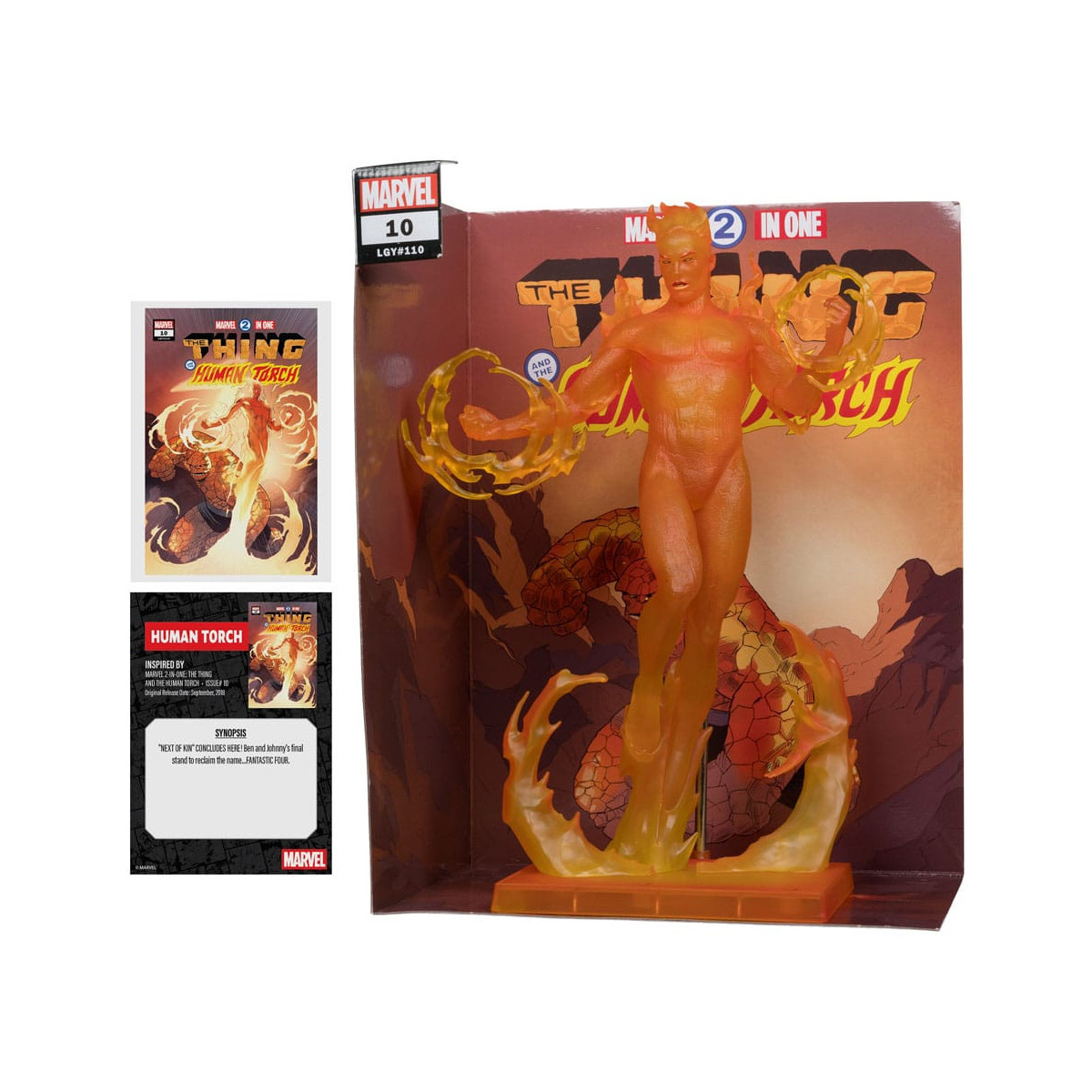 Mc Farlane Marvel The Thing & The Human Torch - Human Torch (Marvel 2 in 1 10) 1/6