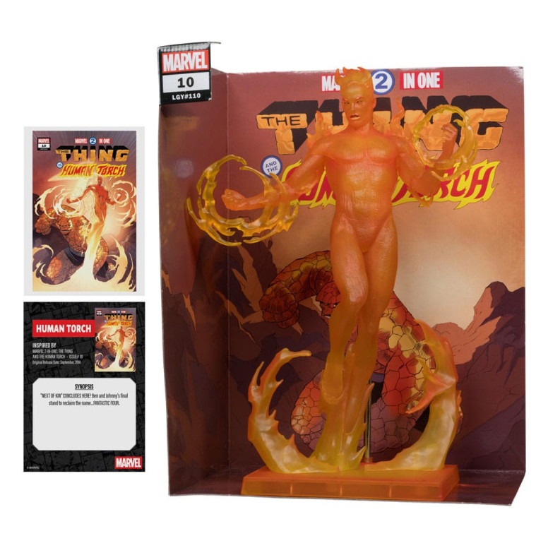 Mc Farlane Marvel The Thing & The Human Torch - Human Torch (Marvel 2 in 1 10) 1/6