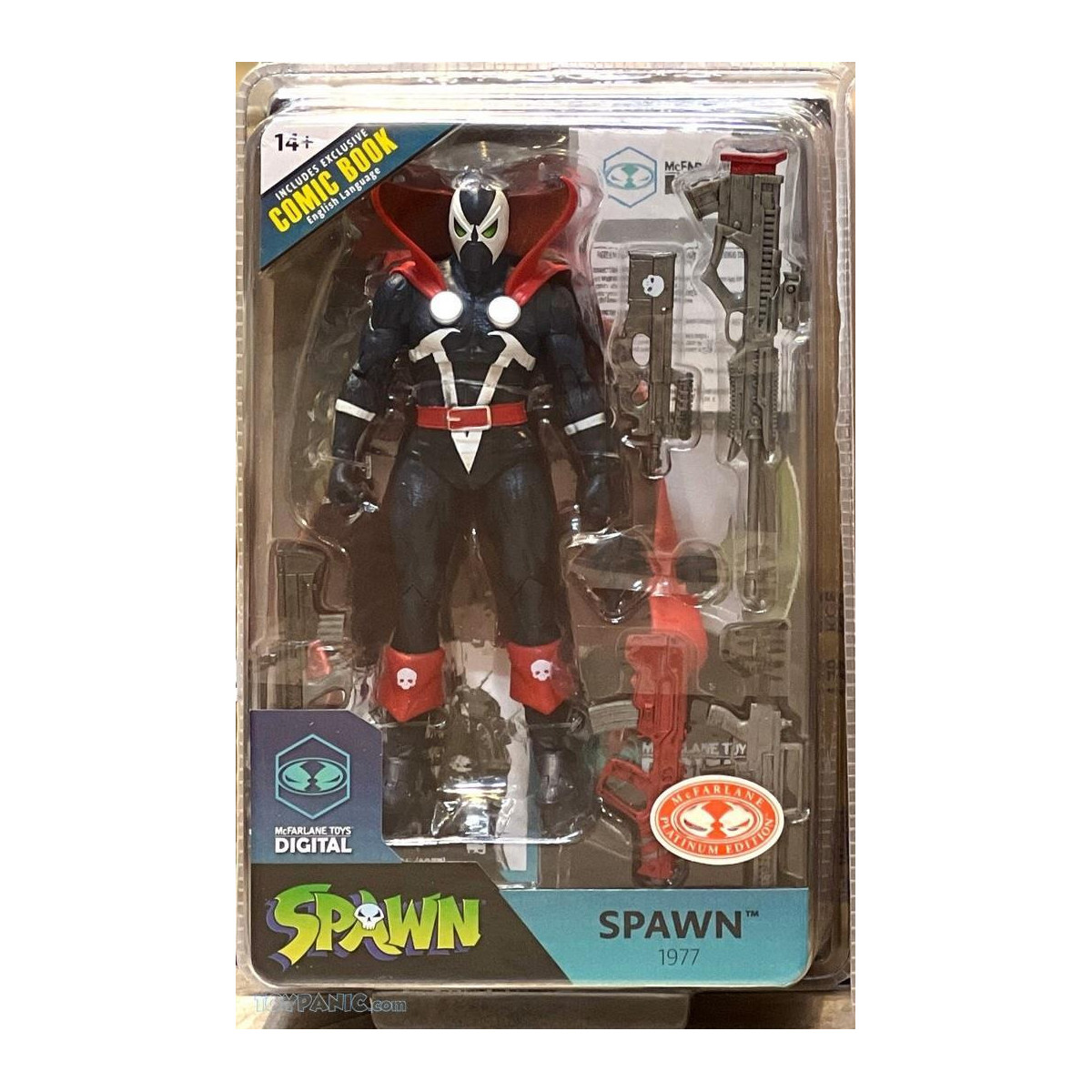 McFarlane Toys Digital - Spawn 1977 Variant - Rote Platinausgabe