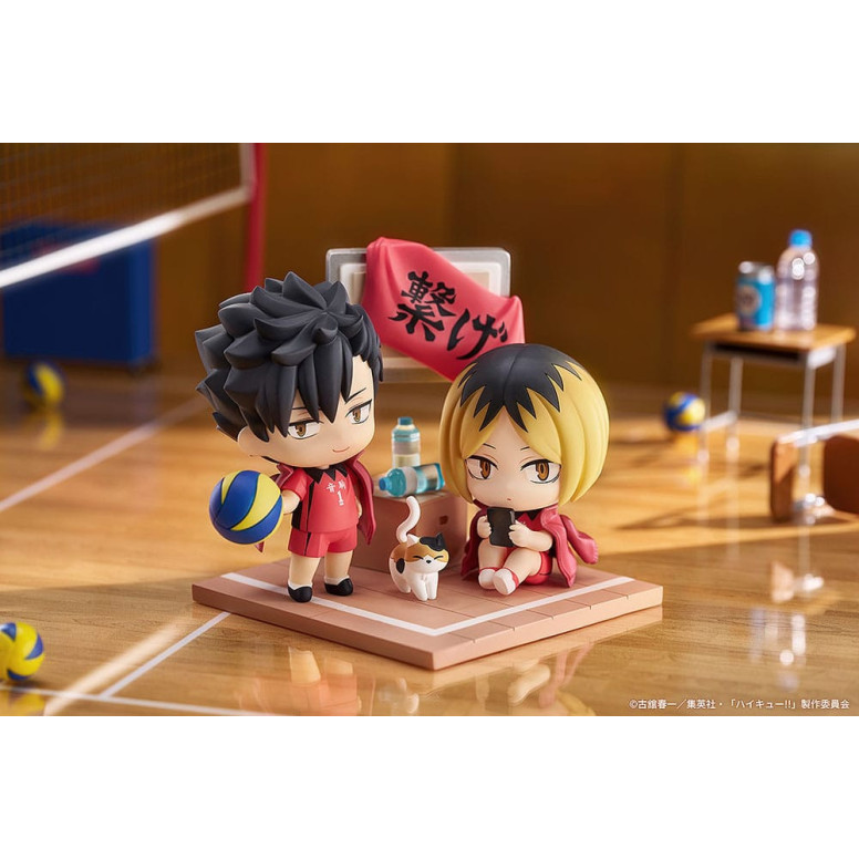 GoodSmile - Qset Tetsuro Kuroo & Kenma Kozume - Pack 2 Figuren HAIKYUU ! NACH OBEN