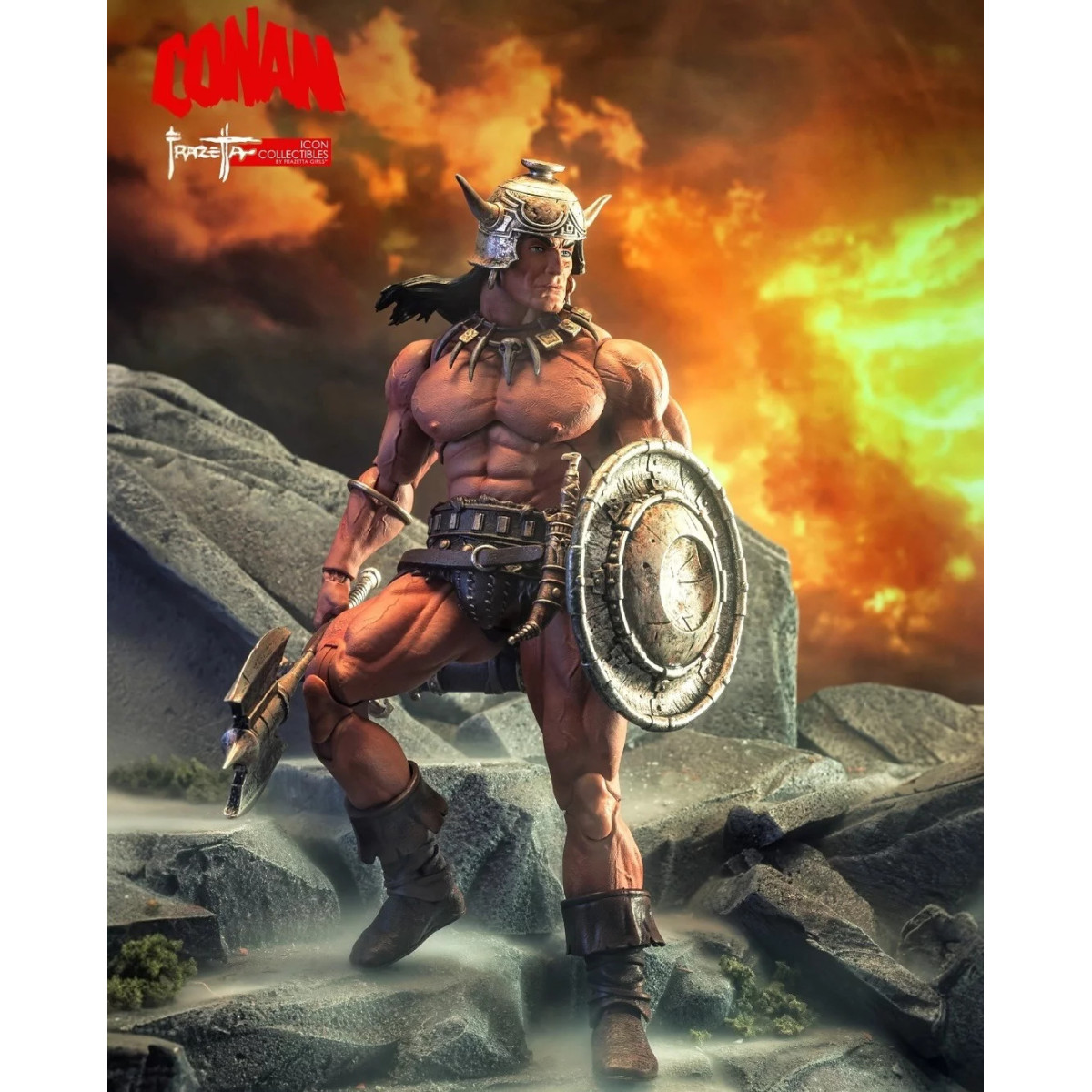 Icon Collectibles Frank Frazetta - Conan 1/12