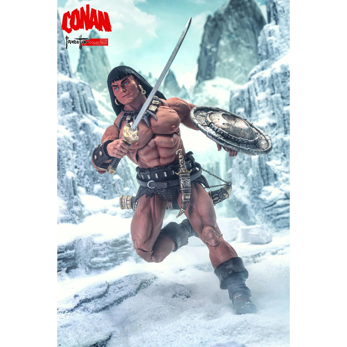 Icon Collectibles Frank Frazetta - Conan 1/12