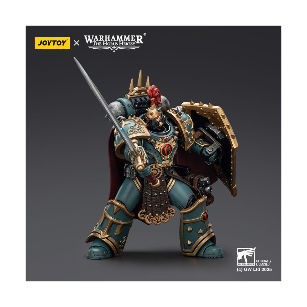 JoyToy Space Marines - Sons of Horus - Kleiner Horus Aximand Hauptmann der 5. Kompanie 1/18 - The Horus Heresy