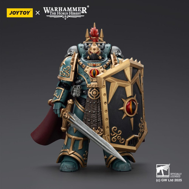 JoyToy Space Marines - Sons of Horus - Kleiner Horus Aximand Hauptmann der 5. Kompanie 1/18 - The Horus Heresy