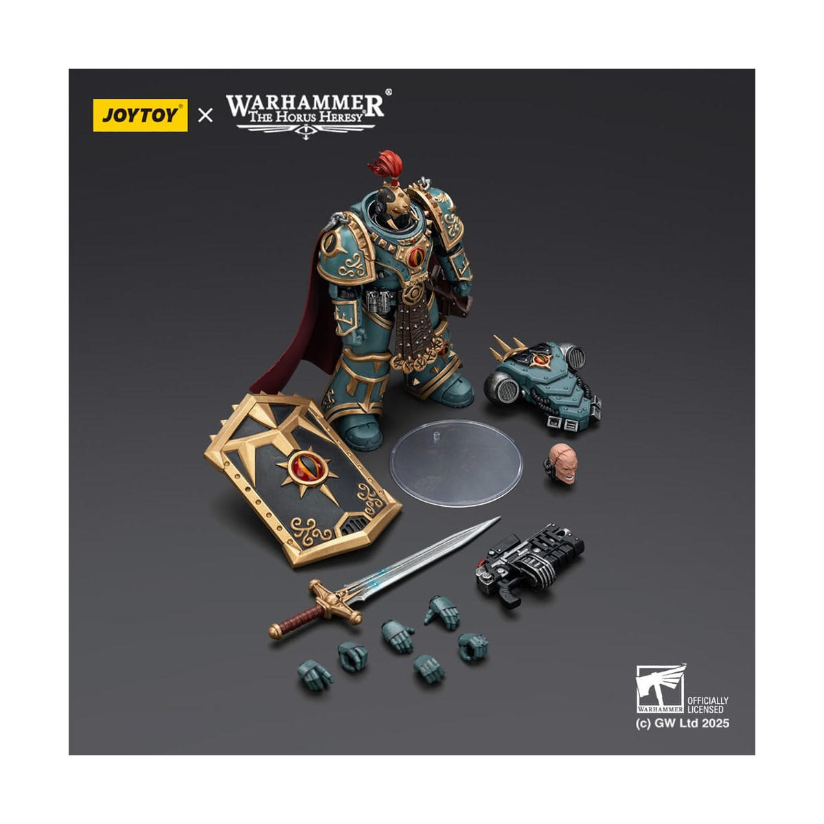 JoyToy Space Marines - Sons of Horus - Kleiner Horus Aximand Hauptmann der 5. Kompanie 1/18 - The Horus Heresy