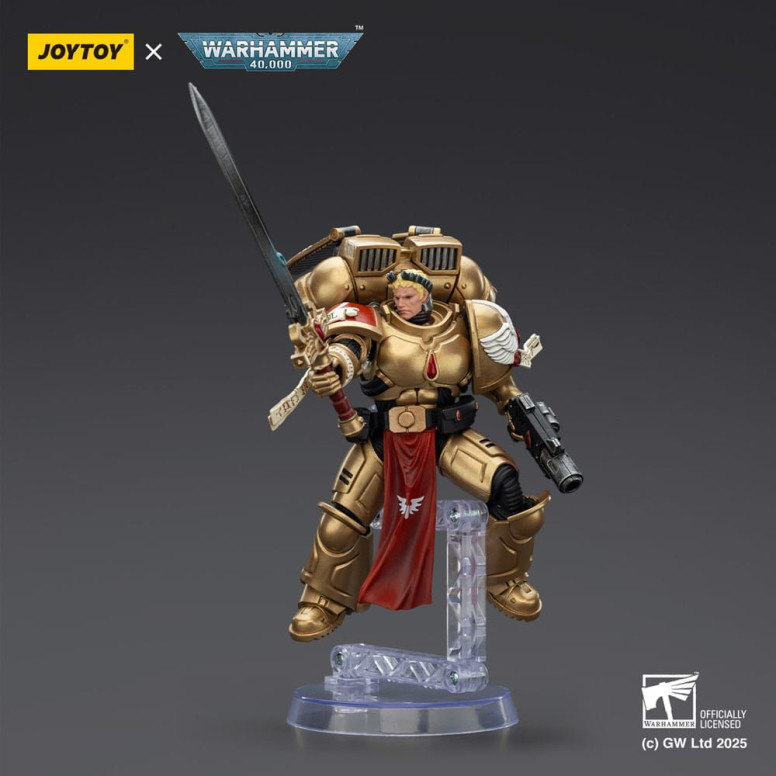 JoyToy Space Marines - Blood Angels - Combat Patrol Blood Angels Sanguinary Guard 1 mit Inferno Pistole und Encarmine Blade 1/18