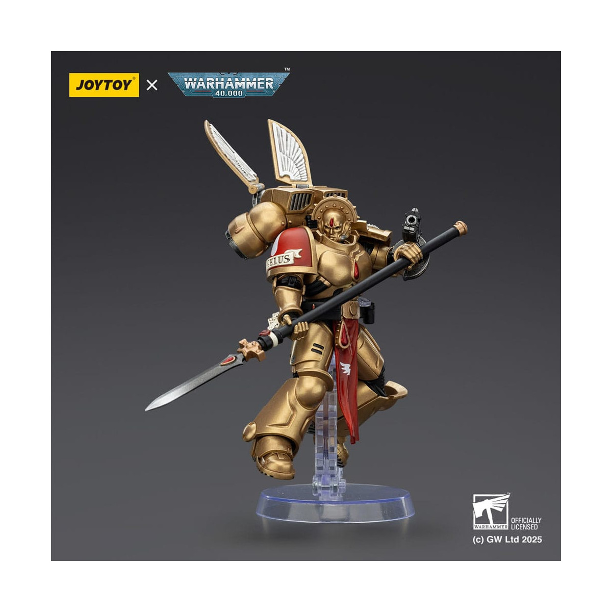 JoyToy Space Marines - Blood Angels - Combat Patrol Blood Angels Sanguinary Guard 2 mit Angelus Boltgun und Encarmine Spear