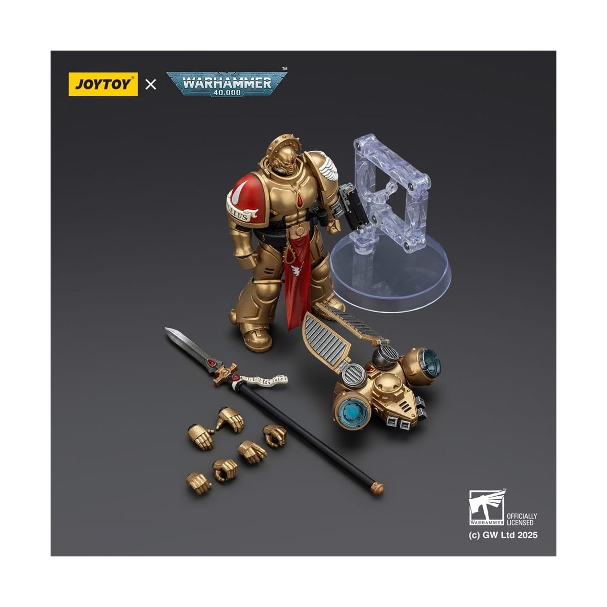 JoyToy Space Marines - Blood Angels - Combat Patrol Blood Angels Sanguinary Guard 2 mit Angelus Boltgun und Encarmine Spear