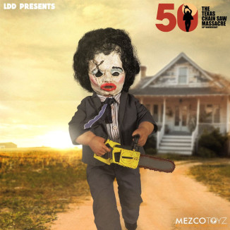 Mezco Lebendige Tote Puppen Kettensägenmassaker - Leatherface Deluxe Edition - The Texas Chainsaw Massacre (1974)