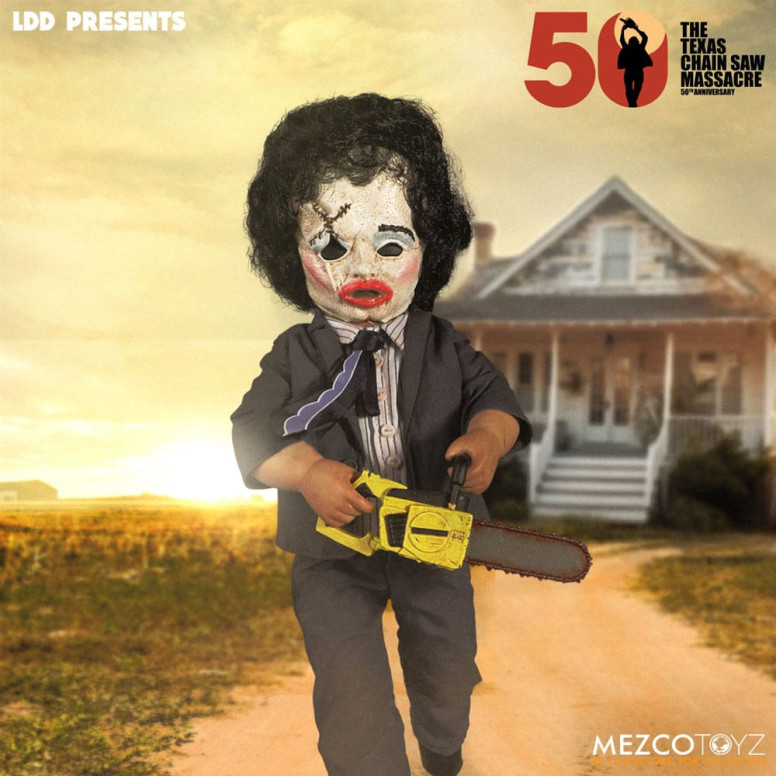 Mezco Lebendige Tote Puppen Kettensägenmassaker - Leatherface Deluxe Edition - The Texas Chainsaw Massacre (1974)