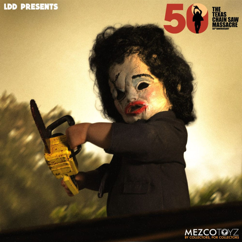 Mezco Lebendige Tote Puppen Kettensägenmassaker - Leatherface Deluxe Edition - The Texas Chainsaw Massacre (1974)